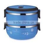 Stainless Steel Insulated Vacuum Food Containers Two Layers Lunch Box thumbnail-1