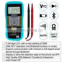 Allsun EM3255 Digital Multimeter With Use With Mobile App CAT III 600V Max. Reading 3999 Auto Power Off thumbnail-3
