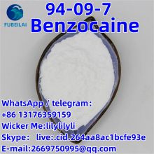100% Pass Europe Canada Customs, 99% Pure Benzocaine white powder FUBEILAI