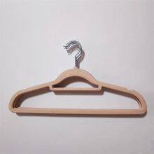 Amazon Hot Sell Sustainable Velvet Hanger Garment Usage Non-slip Flocking Hangers Soft Space Saving Rack thumbnail-3