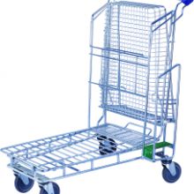 Heavy duty Wire logistics trolley with handle 04