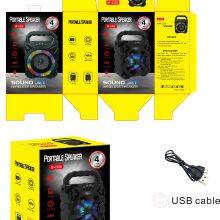 4 Inch Mini Music Sound Box Player Portable BT Wireless Stereo Speaker thumbnail-6