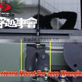 CB Antenna Mount Bracket Black Solid Steel Fit 07-14 Jeep Wrangler JK Rubicon