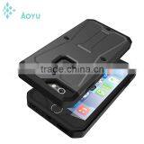 100% WaterProof Case ShockProof Case For Iphone 6 4.7 Inch Aluminum Gorilla Glass Black Metal Phone Case thumbnail-5