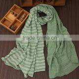 New Long Viscose Gradient Striped Turkey Scarf thumbnail-6