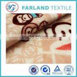 custom flannel fabric printing kids animal pajamas fabric