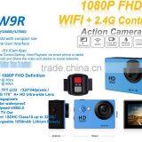 waterproof wifi sport camera W9R 1080P 30fps / 720P 60fps