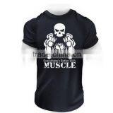 High Quality Bodybuilding Muscle Fit T-Shirt for Mens thumbnail-3