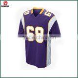 American Football Jersey Blue White Printed Sweater Manufacturers thumbnail-1