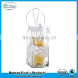 Factory supply clear Plastic cooler ice wine bag made in China