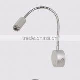 3W LED Wall Mount Light for Hotel Bedside Reading Lamp With Flexible Gooseneck On/off Switch Quality Choice thumbnail-2