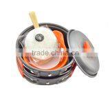 New Orange Outdoor Backpack Camping Cookware Hiking Products Cookware Mess Kit Survival Gear Quality Choice thumbnail-2