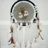 Framed Indian Bear Dream Catcher Wall Decor LZHS230891 thumbnail-1