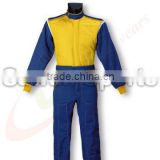 Blue and Yellow Color Racing Suit