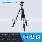 Cambofoto 4 leg sections safety camera retractable rotating tripod