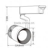 LED Track Light 35W Warm White White AND Black Cob Led Track Light thumbnail-3