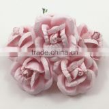 Pale Pink, Large Handmade Mulberry Paper Flower, Wedding Party, Scrap-booking Crafts