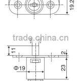 Push Button Cabinet Lock of Zinc Material thumbnail-3