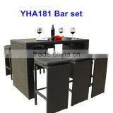 GARDEN LEISURE RATTAN OUTDOOR FURNITURE BAR SETS thumbnail-1