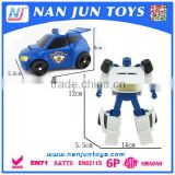 Hot selling High Quality Plastic car transform robot toy for fun