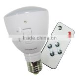 China manufacturer good quality rechargeable emergency led bulb with remote