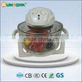 S696CW 12L Glass Bowl Halogen Oven thumbnail-1