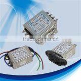 High performance ac socket power line electronic equipment filter with CE RoHS Certification