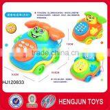 Plastic Classics Cartoon Music Phone Sliding Car Toys thumbnail-1