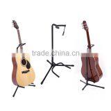 Acoustic Electric Guitar Metal Vertical Folding Guitar Music Stand Wholesale