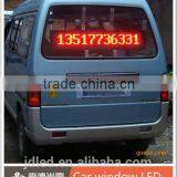 China Express P10 Led Car Rear Window Digital Display Led Display