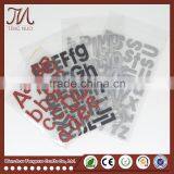 Chipboard Material Glitter Cardboard Alphabet Letter Sticker