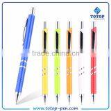 Personalized Eco Friendly White Barrel Plastic Pen thumbnail-2