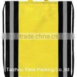 promotional polyester drawstring bag, new design backpack bag with handle
