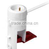 Socket for Ironing Board Euro VDE Socket Extension Set W/Clamp 3x1.0mm2