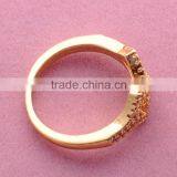 >>>2016 YIWU T&J Women Fashion Korean Style Rings Gold Plated Infinity Shape Rhinestone Crystal Rings for Lady/ thumbnail-4