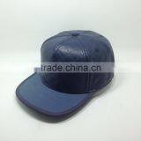 Leather Baseball Cap Biker Trucker Outdoor Sports Snapback Hats For Men Women Wholesale thumbnail-2