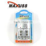 M-802B Dual 9V AA or AAA Ni-MH Rechargeable Battery Charger thumbnail-1