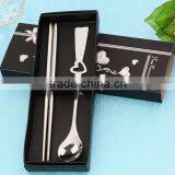 Stainless Steel Chopsticks Spoon Wedding Thank You Gifts for Guests thumbnail-1