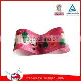 High Quality Factory Price Colorful Printed Christmas Grosgrian Ribbon Tape thumbnail-4