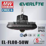 50W high bay led light housing 5 year warranty IP65 led high bay light