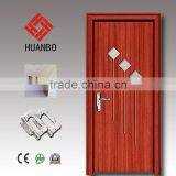 Latest Design Laminated Flush Door Single Wooden Internal Glass Doors for Washroom,bedroom thumbnail-1