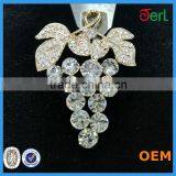 Newest Design Grape Shape Rhinestone Brooch for Silk Invitation Boxes thumbnail-1