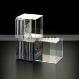 Customized Acrylic cd Storage Rack 3 Slots