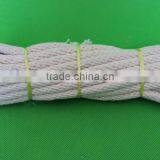 beige color soft 12 braided cotton rope