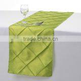 Pintuck Taffeta Table Runner For Wedding/Holiday Decoration thumbnail-4