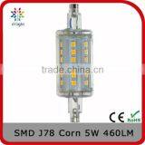 J78 460lm 5w Equal to 50w R7S 5050 Smd Corn Bulb With UL Technology thumbnail-1