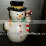 OEM Blow Molding PE Plastic Santa Claus Snowman 3d Action Figure for Christmas Decorations thumbnail-4