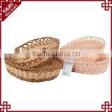 Hot Sale Plastic Woven Rattan Basket Food Bread Snack Display Stands Popcorn Box thumbnail-3