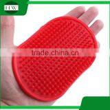 Pet Accessories Tool Rubber Palm Cat Dog Pet Bath Massage Hair Removal Grooming Slicker Brush Comb With Lock thumbnail-1