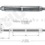 Standard DIN 1478 Galvanized Turnbuckle thumbnail-1